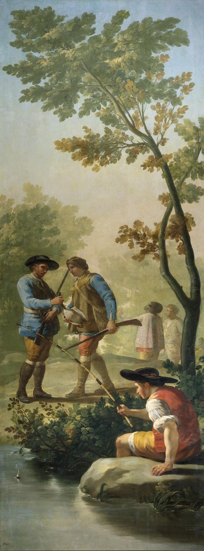 The Fisherman with a Rod by Francisco de Goya